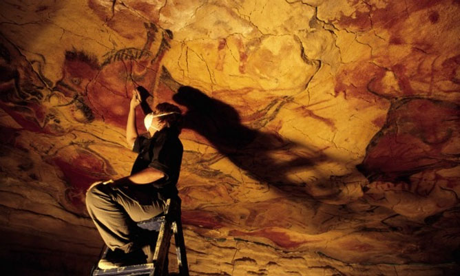Altamirai barlangfestmény.