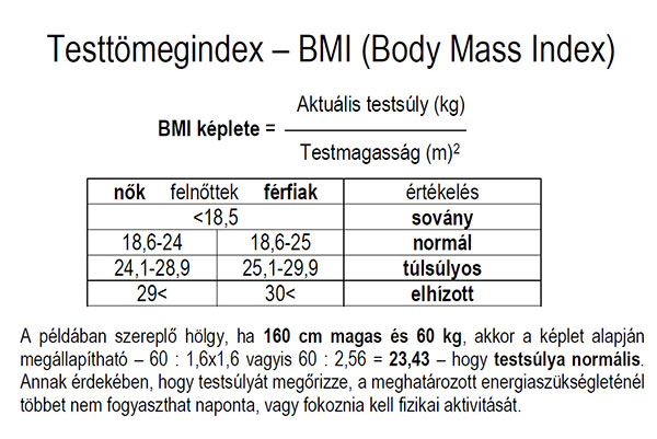 BMI számítás.