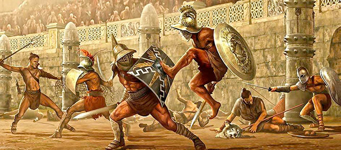 Gladiátorok.